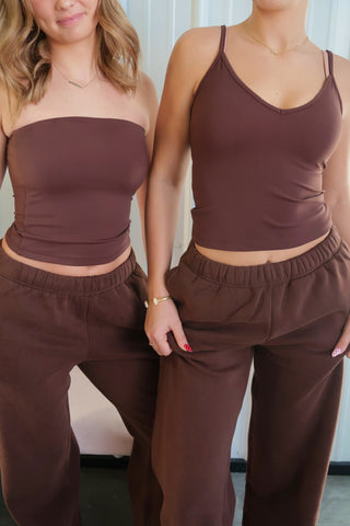 Espresso Staple Bandeau Top