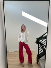 Load image into Gallery viewer, JBD Vintage Red Relaxed Wide Leg Jeans
