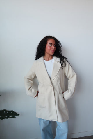 Thread And Supply Cream Willa Coat