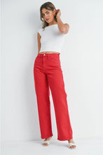 Load image into Gallery viewer, JBD Vintage Red Relaxed Wide Leg Jeans
