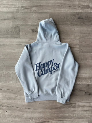 Happy Camp3r Snowflake Blue Puff Series Hoodie