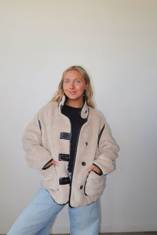 Reversible Faux Shearling Jacket