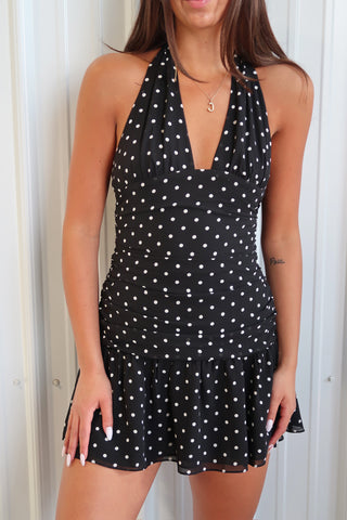 Polka Dot Mini Dress
