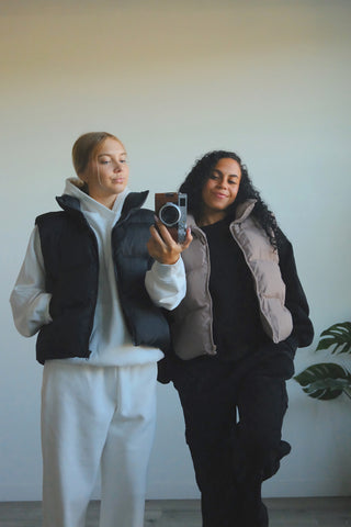 Black Puffer Vest