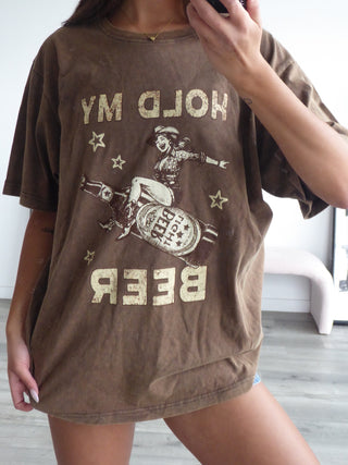“Hold My Beer” Brown T-Shirt