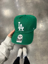 Load image into Gallery viewer, Kelly Green Los Angeles Dodgers 47’ Brand Baseball Hat
