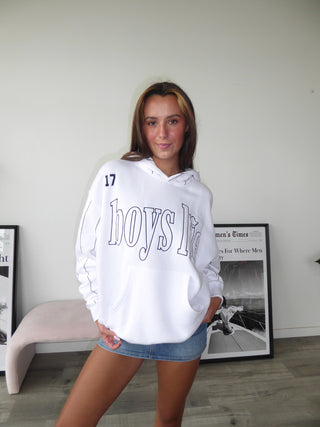 Boys Lie Step Up To The Plate Racer Hoodie