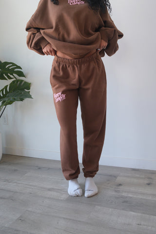 Happy Camp3r Chocolate Joggers