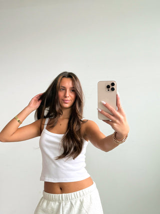 Daydreamer Solids 90’s Tank - Vintage White