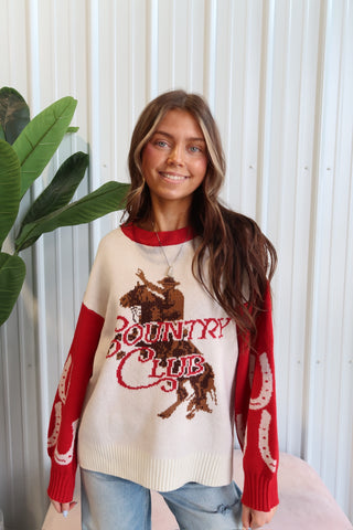 Girl Dangerous Country Club Sweater