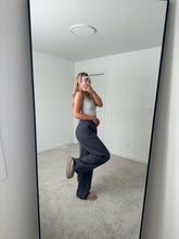 Load image into Gallery viewer, Long Steel Grey Staple Wide Leg Sweatpants
