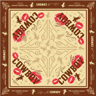 Kiss Me Cowboy Silky Bandana