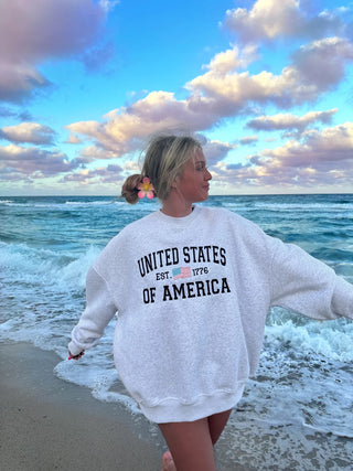 United States Of America Crewneck