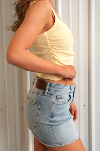 Hidden Vintage Low Rise Payton Micro Mini Skirt