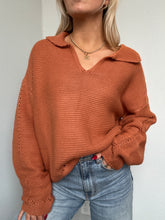 Load image into Gallery viewer, Collared Knit Sweater
