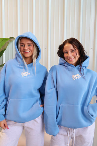 Happy Camp3r Cotton Candy Blue Puff Series Hoodie