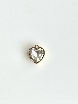 Rhinestone Heart (Gold)