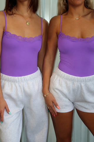 Luxe Lace Bodysuit - Orchid