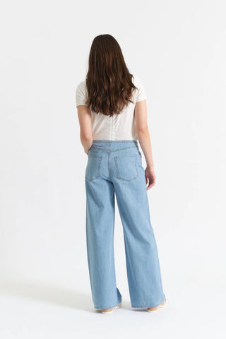 Daze Denim Maddie Mid Rise Wide Leg - Whimsy