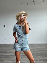 Load image into Gallery viewer, DAZE Denim Topanga Short Sleeve Romper
