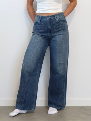 Hidden Alyx Oversized Baggy Jeans - Rhinestone