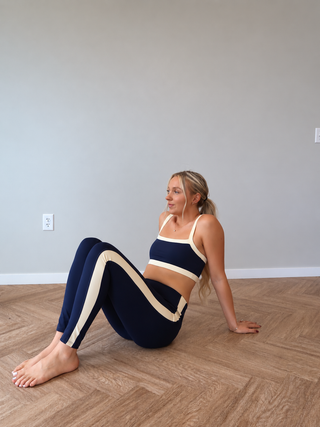 Studio Sculpt Leggings - Navy/Butter