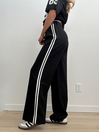 Side Striped Loose Fit Trousers