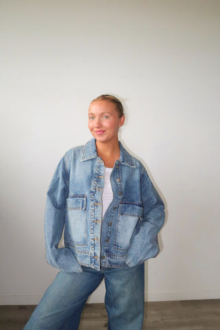 Medium Wash Denim Jacket