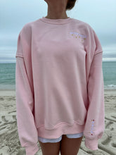 Load image into Gallery viewer, Blush Pink Embroider Van Star Crewneck
