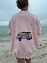 Load image into Gallery viewer, Blush Pink Embroider Van Star Crewneck
