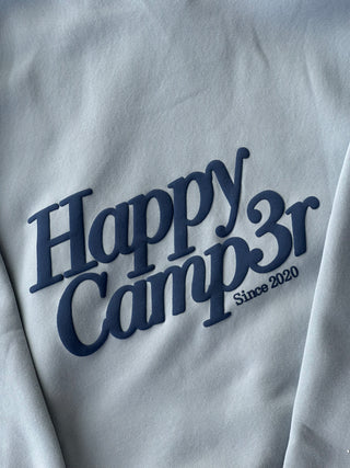 Happy Camp3r Snowflake Blue Puff Series Hoodie