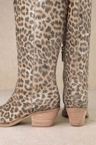 Mi.iM Tess Leopard-B Cowgirl Boots