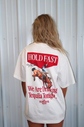 Los Sundays Tequila “The Hold Fast Tee” - White