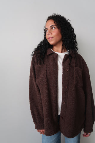 Espresso Sherpa Jacket