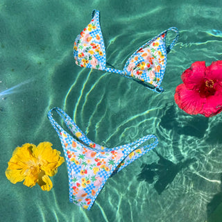 Kulani Kinis Twin Strap Cheeky Bikini Bottom - Suncatcher