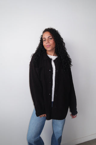 Black Sherpa Jacket