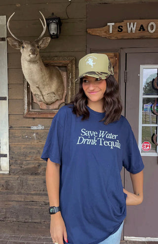 “Save Water Drink Tequila” Full T-Shirt