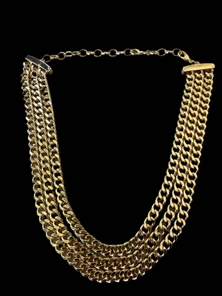 Cleopatra Layers Gold Necklace