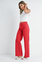 Load image into Gallery viewer, JBD Vintage Red Relaxed Wide Leg Jeans
