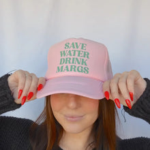 Load image into Gallery viewer, “Save Water Drink Margs” Trucker Hat
