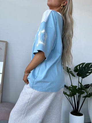 V-Neck Oversized Jersey Tee