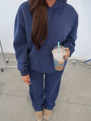 Midnight Staple Oversized Hoodie