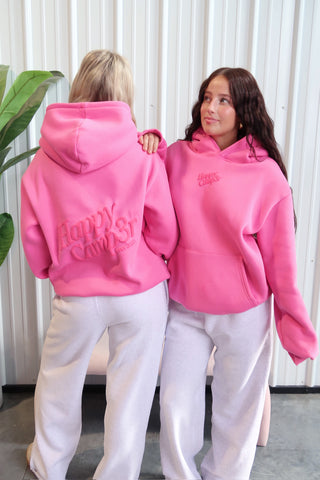 Happy Camp3r Bubble Gum Pink Hoodie