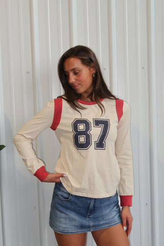 “87” Jersey Long Sleeve