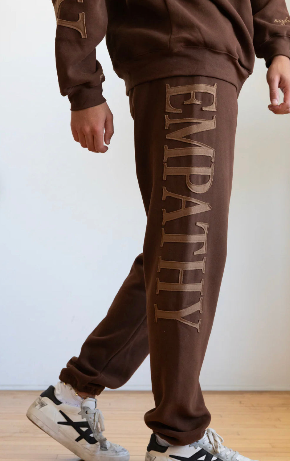 The Mayfair Group Empathy Always Brown Sweatpants