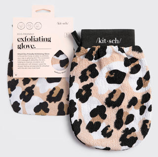 Kitsch Eco-Friendly Exfoliating Glove - Leopard