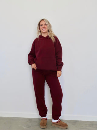 Black Cherry Staple Joggers