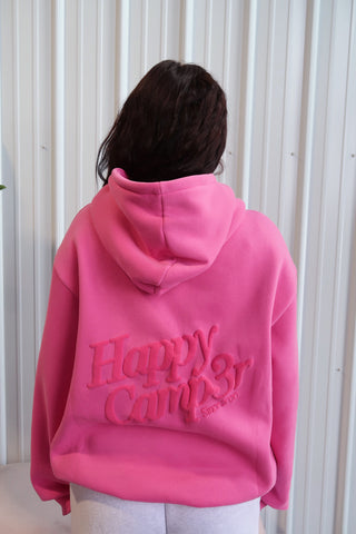 Happy Camp3r Bubble Gum Pink Hoodie