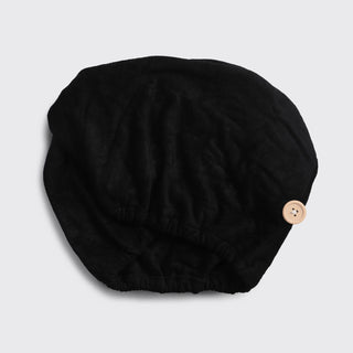 Kitsch Quick Dry Hair Towel - Eco Black