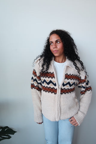 Thread And Supply Zip Up Sweater